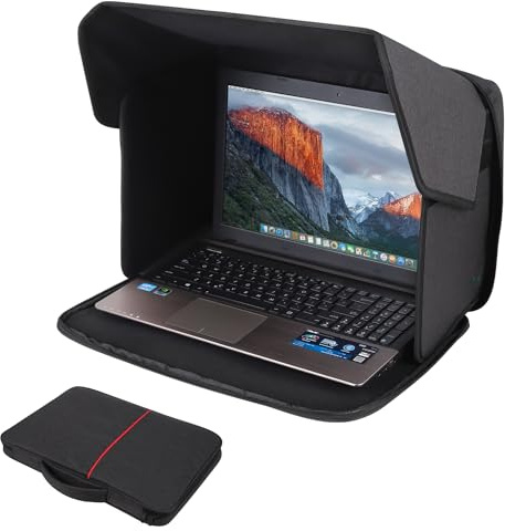 Laptop Sun Shade,Laptop Sun Glare Shield Privacy Cover for Working Outside16''Pat.NO.：D1057416S