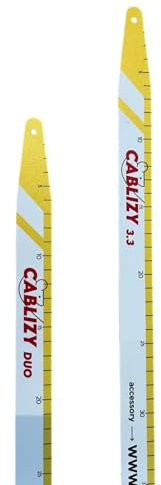 CABLIZY DUO - Aiguille Electricien Easygrip 3m + 1m50 – Passe Cable Mural Électricien - Tire Fil Flexible, Ultra-Résistant pour Passages Compliqués, Combles Murs, et Faux Plafonds - Made In France