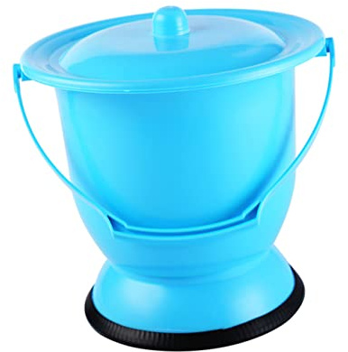 TOVINANNA Bacinilla Portátil Para Escupidera Nocturna Resistente Fácil De Transportar Para