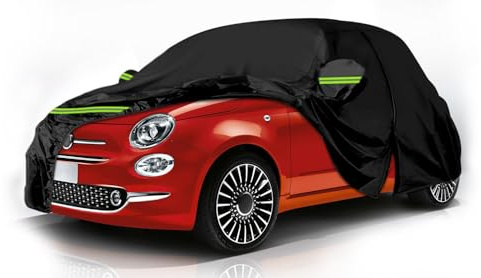 Housse de Protection de Voiture Étanche Compatible avec Fiat Abarth 500