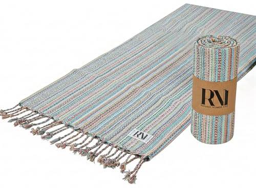 Refinery No. 1 Turkish Beach Towel, Oversized Quick Dry Lightweight, Sand Free, Pool and Swim Towel (Mint)