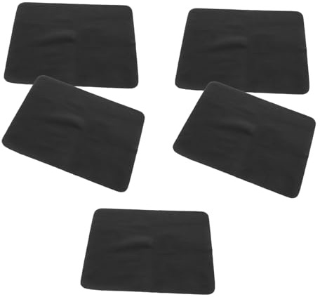 Beaupretty Paño de Limpieza para Lentes de Gafas de Microfibra 5 Unidades, Material de Gamuza, No Raya Pantallas, Adecuado para Uso Personal y Comercial