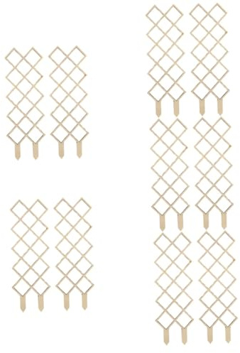 TOYANDONA 5 Series Tutores De Plantas Trepadoras De Madera para Soporte De Vides Y Plantas Decoración para Jardín Y Patio 2 Piezas X 5
