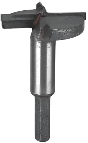 Forstnerbohrer, robuste Hartmetall-Holzbearbeitungs-Lochsäge, HSS-Bohrer für Tischbohrer/Handbohrer/Massivholz, geeignet für Kork, Splint, Sperrholz, Spanplatte, Kunststoffsperrholz (50 mm)