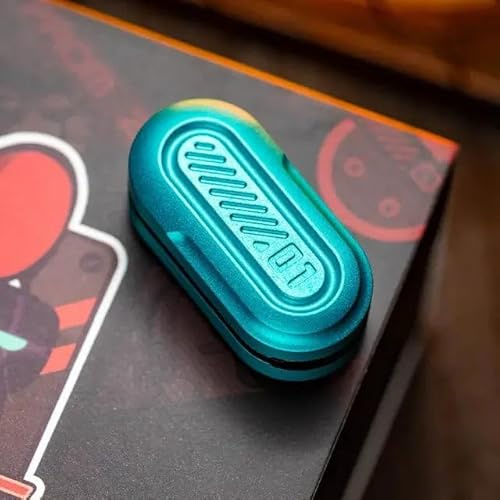 Fidget Slider Magnétique en Métal, Jouet EDC de Poche pour Adultes | Mouvement coulissant tactile, retour magnétique et format compact pour le bureau, la maison et les déplacements.