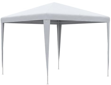 Gazebo Pliant Outsunny Garden Gazebo Chapiteau Tente de fête Auvent de Mariage Patio Blanc(Blue)