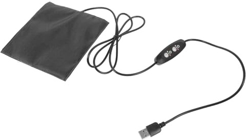 LOLIPPYY USB Heizmatte für Kleine Haustiere Temperaturregelbares Wärmekissen für Hamster Kaninchen Reptilien Winter Wärmedecke mit USB Anschluss für Gemütliche Wärme und Isolierung