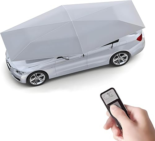 Cochera portátil totalmente automática con control remoto, tienda móvil para protección de coche al aire libre