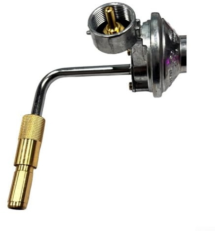 URPIZY Propangas Druckminderer Kompatibel Mit Tischgrills Und 1 Lb Anschluss, Sicherer Gasdruckregler Für Outdoor Kochen, Einfach Zu Installieren, 1 Stück