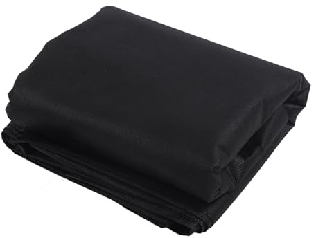 Ghzste - Funda de protección contra el gel para plantas de invierno, gruesa, de gran cobertura, aprox. Manta vegetal de 9 x 1,6 M/29,5 x 5,2 pies, con material no tejido (Negro)