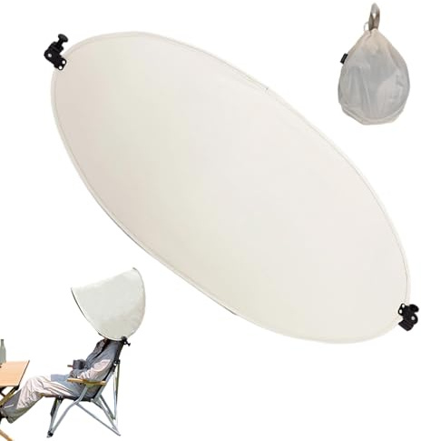 Genérico Toldo Para Silla De Playa | Plegable Portátil Ajustable | Sombrilla para Silla Exterior,exterior, jardín, terraza, piscina, senderismo, kayak, bronceado y vacaciones