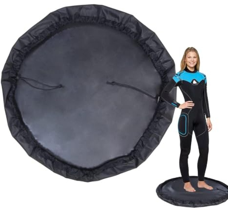 Alfombrilla de cambio | Estera impermeable para cambio de marchas en la playa | Equipo de surf | Surfing, wakeboarding, buceo, pesca, coche, piscina, deportes acuáticos al aire libre y ducha