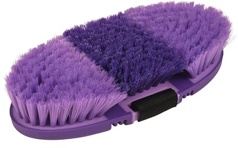Roma Soft Grip Flex Body Brush, Purple
