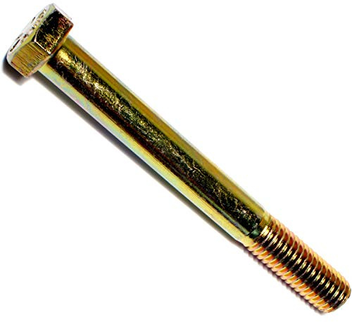 Hard-To-Find Fastener Grade 8 Hex Cap Coarse Large Bolts, Bulk Pack, Steel Hex Bolts for Construction, Home Improvement, 1/2-13 x 4-1/2, Pack of 10