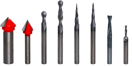 Freud 87-108: 8-teiliges CNC-Fräser-Bit-Schilder-Set