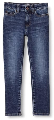 Amazon Essentials Boys' Stretch Slim-Fit Jeans, Dark Wash, 6 Years Slim