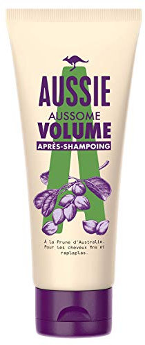 Aussie, Aussome Volume Après-shampoing, Après-shampoing Volumateur, Pour Cheveux Plats qui Manquent De Volume, À La Prune D'Australie, 200ml