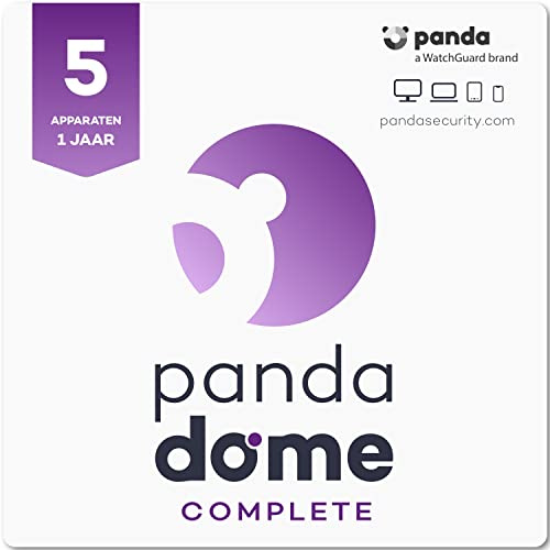 Panda Dome Complete 2026 - Cloud Antivirus & VPN, Passwortverwaltung (5 Geräte)