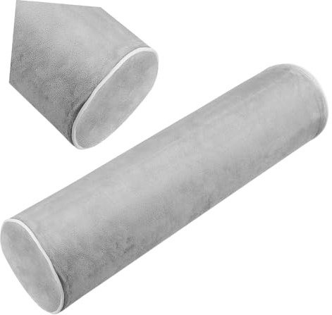 BESPORTBLE Oreiller Ergonomique Cervical Cylindrique en Mousse À Mémoire De Forme 17X4 pour Voyage Et Soutien du Cou Coussin De Cale pour Fauteuil Et Lit