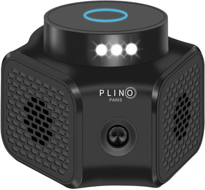 PLINO Ultrason Souris et Rats Puissant à Large Portée - Répulsif Souris pour Intérieur avec Lumière LED - Ultrason Rongeur pour Maison, Appartement, Cave, Restaurant, Grenier, Garage (1 Unité)