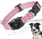 Airtag Hundehalsband - 100% Wasserdicht, Integriert, Reflektierend, GPS Mit Hartem PC Halterungsgehäuse für Kleine, Mittlere und Große Hunde (Rosa)