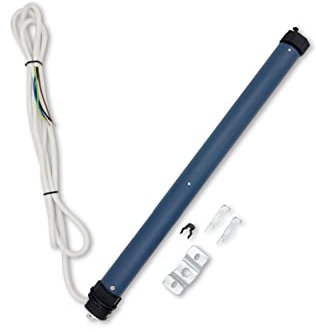 CC-Style Motore per tapparelle – per albero a 8 lamelle da 40 mm – con finecorsa meccanico – 5 anni di garanzia – Trazione – Motore tubolare – con accessori (forza di trazione 13 Nm 29 kg (SW40)