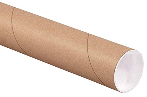 ProLine 5 x 36, .125 thick Kraft Heavy-Duty Mailing Shipping tubes with End Caps (1)