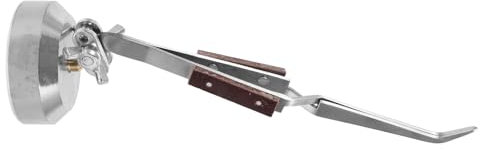 KONTONTY Pince Épiler Bijoux Acier Pince Courbée De Précision De Table Pour Soudage Et Fabrication Artisanale