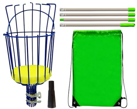 Apfelpflücker Mit Teleskopstiel 160cm, Obstpflücker Teleskop Greifer Aus Metall, Kirschpflücker Birnenpflücker Obstpflückstange Mit Korb -Pflücker Outdoor Pick Tool Für Apfel Orange Pfirsich