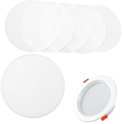 LALADEFIEE 18pcs Diffuser Lamp Shade Eye-Caring Light Cover for Ceiling Spotlights Easy Installation Reduces Glare Protects Eyes and Lighting