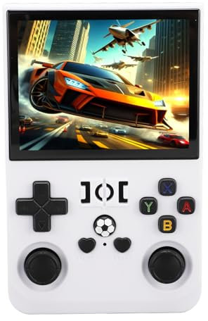 Handheld-Spielekonsole – über 18.000 Spiele, Retro-Videospielkonsole mit 4-Zoll-IPS-Bildschirm, Wiederaufladbare Tragbare Taschenkonsole mit 4.000 MAh (64GB)