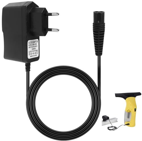 Anrbb Chargeur de Remplacement DC 5,5 V, Compatible avec Karcher Lave-Vitres KV4, WV1, WV2, WV45, WV5, WV52, WV55 et Plus, Sécurité et Durabilité Adaptateur Secteur pour Karcher Nettoyeur de Vitres