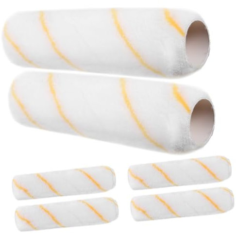 DOITOOL 6pcs Paint Roller Covers Roller Naps for Walls Painting Household Painting Supplies