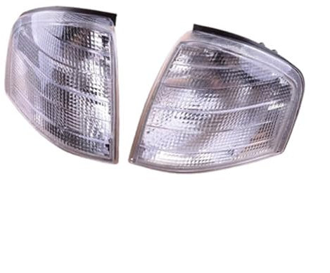 ZAPYVET Luz de señal de Giro, for, for Clase C W202 1994-2000 2028261143 2028261243 Lámpara de señal de Giro de Esquina de Coche Luz de Giro de Espejo Lateral Lámpara de señalización para vehículos