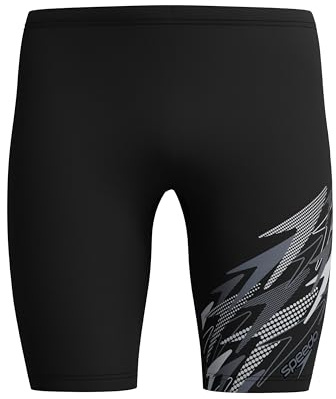 Speedo Medley logotyp badbyxor, svart, 28