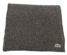 Lacoste Schal re0058 050 Bitumen China, grau, One size