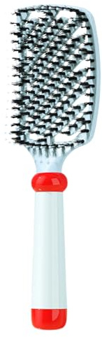 Spazzola Capelli con Setole Morbide Spazzola Antistatica e Levigante per | Spazzola Per Capelli In Setola Di Cinghiale per Acconciatura, Styling di Ricci, Pettinatura, Viaggio, Salon, Casa