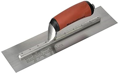MARSHALLTOWN High Carbon Steel Finishing Trowel, 4 x 12 Inch Concrete, Masonry and Drywall Finishing Tool, Made in the USA, MXS62D