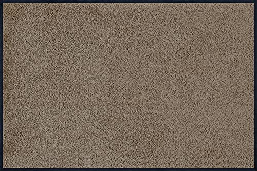wash+Dry Fußmatte, Taupe 60x90 cm, innen und außen, waschbar, beige
