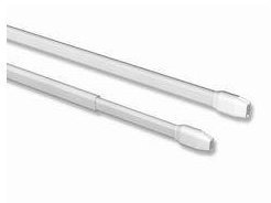 Gardinia VITRAGESTANGE EXTRA; WEISS 60 bis 75 CM (ausziehbar) Inhalt: á 2 Stück je Verpackung