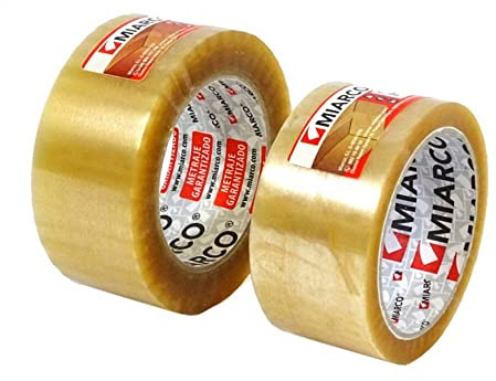 MIARCO 139 - Cinta de embalaje rollo Precinto Polipropileno Transparente 48mm x 66m