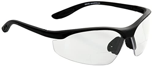 Eagle Half Moon - Gafas de protección laboral con lentes de policarbonato, graduados de +2 dioptrías bifocal
