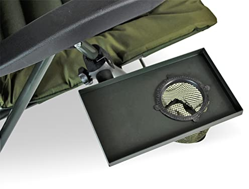 Abode Drinks Cup Holder Side Tray for Carp Fishing Camping Chairs or Bedchairs