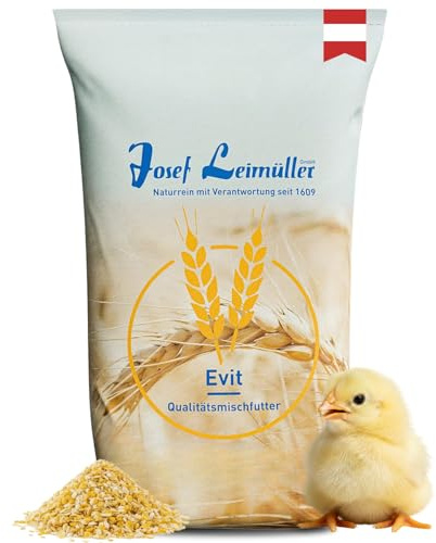 Leimüller Kükenfutter Kükenstarter 5 kg Hühner Geflügel Aufzucht Küken | 1.-6. Woche, staubarm, Gentechnikfrei, gesundes Wachstum, Österreich