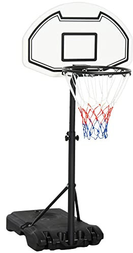 HOMCOM Portable Basketball Stand, Basketball Hoop Outdoor, 94-123cm