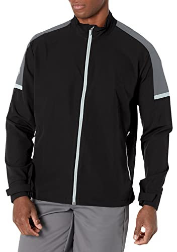 Callaway Herren Swing Tech Blocked Long Sleeve Golf Windbreaker Jacke, Caviar, Small