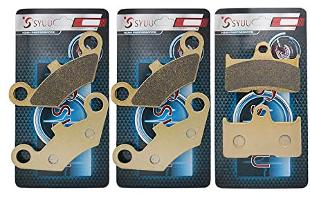 LE LEFOSSI moto Plaquettes de Frein Avant et Arrière Pour Compatible avec CF Moto CF500 CFORCE 400 500 600 800 X5 X6 X8 400CC 500CC 600CC 800CC ATV FA453F FA344R