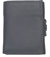 Josephine Osthoff Slim Wallet mit Münzfach Herren echt Leder mit RFID Schutz Geldeutel Damen kleine Geldbörse Kartenetui Portemonaie (203), Farbe:marmor | Kleine Geldbörse Für Damen Und Herren, Slim Wallet Mit Münzfach, Rfid Schutz, Echtleder, Modell 203, Kartenetui, Marmor