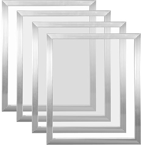 Caydo 4 pezzi 20 x 24 pollici di serigrafia di alluminio cornici con 160 maglie per serigrafia