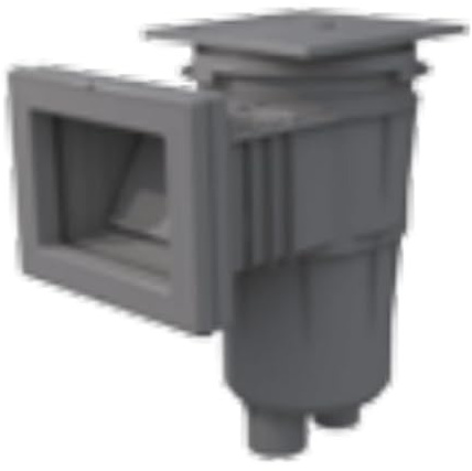 FLUIDRA Skimmers para Piscinas de la Marca Modelo Skimmer 15 L PISC. HORM. con Boca AMPLIACION Tapa Circular Gris Claro